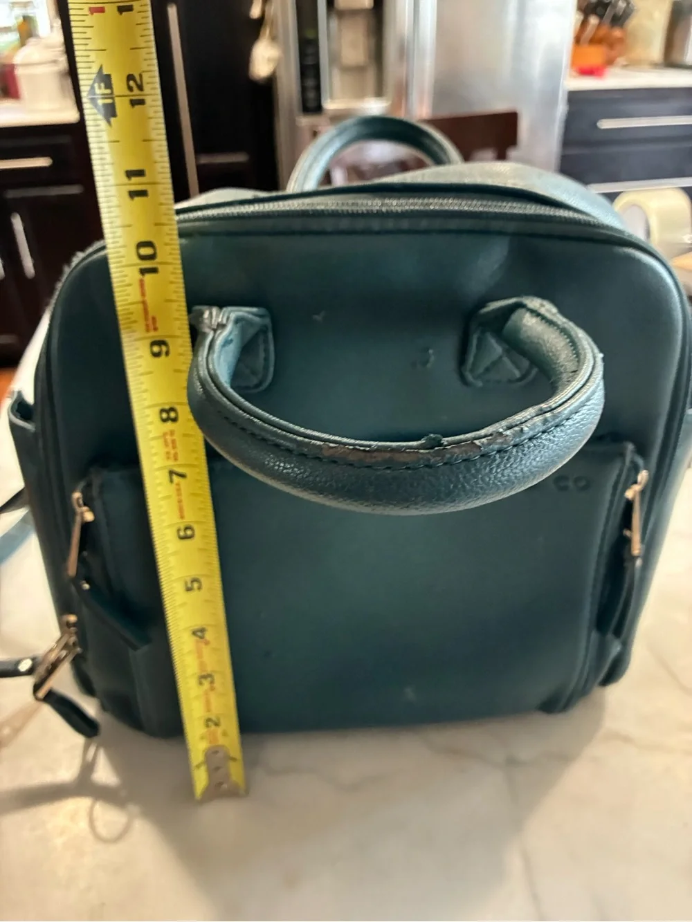 Ayla And Co Diaper Bag Olive Vegan Backpack